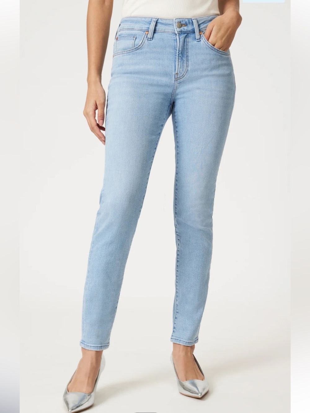Mavi Tess Light Blue Skinny Jeans - High Rise Skinny W26/L29